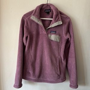 Light Purple Violet Lavender Patagonia Quarter Zip Fleece Sweater